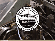 Tablet Screenshot of earlvillepaperbox.com